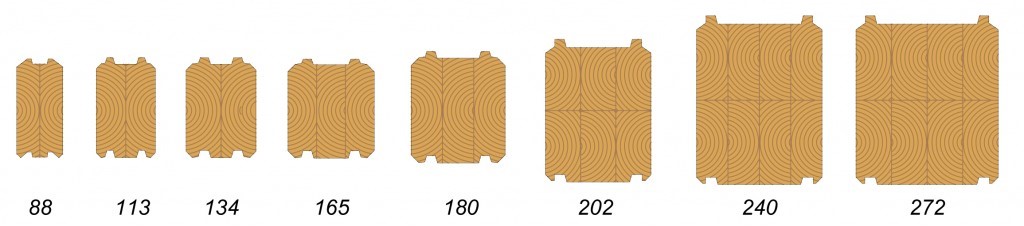 Glulam Flat Log