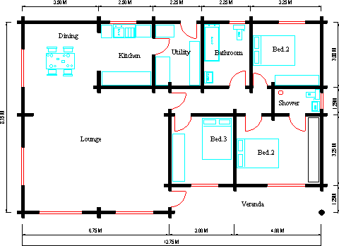 log cabin plans. Neish log cabin floor plans