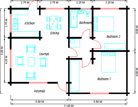 Peer Gynt log cabin floor plans